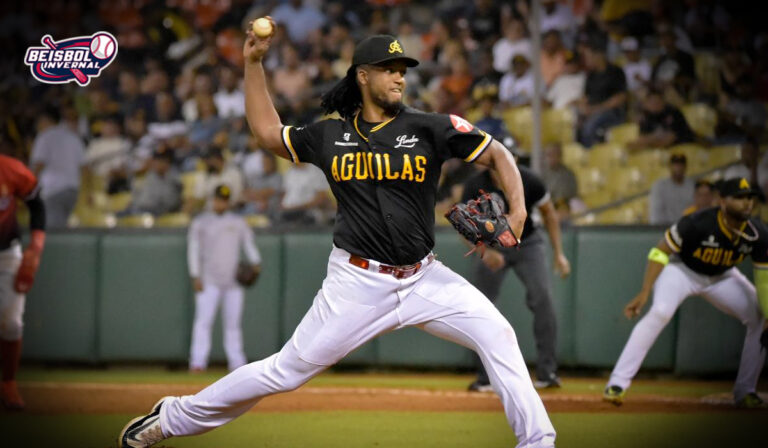 Águilas vencen a los Leones con gran labor de Óscar De La Cruz